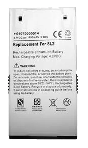 MPF Products MPF Products Replacement Battery 3.7V 1615mAh 5.97Wh for Sirius Stiletto 2 SL2 — product photo