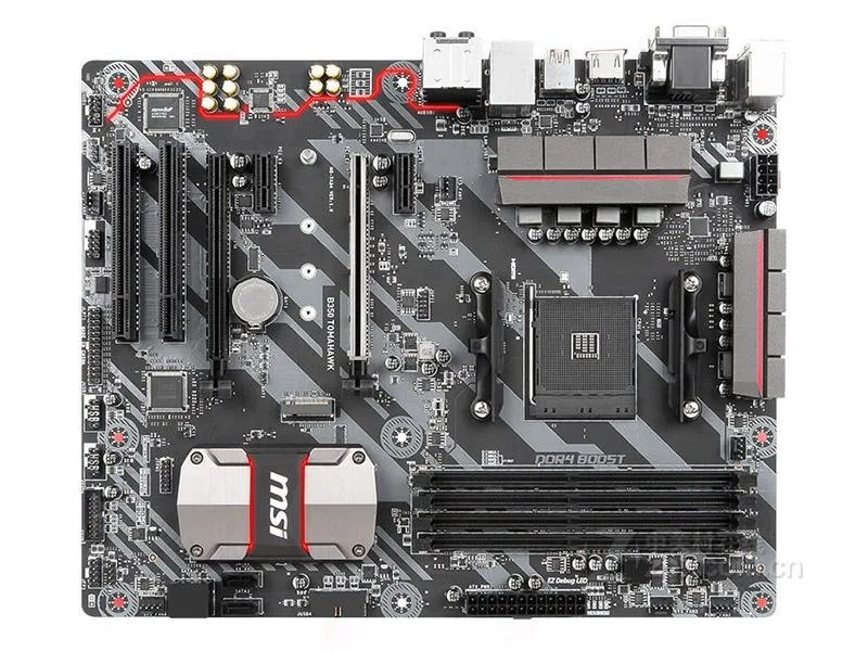 MSI MSI B350 TOMAHAWK AMD motherboard Socket AM4 DDR4 64GB — product photo