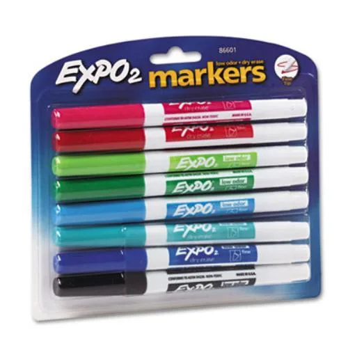 Sanford Sanford 86601 Expo Dry Erase Marker Set Fine Tip 8 Colors — product photo