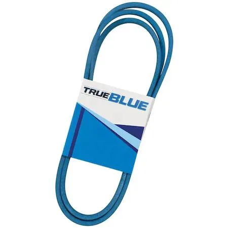 Transparent replacement belt for lawn mower engines