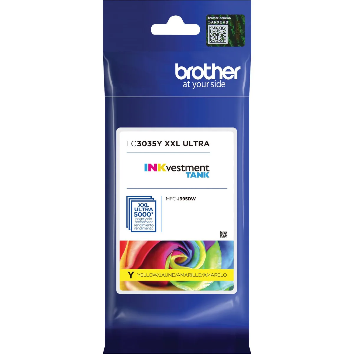 Brother Brother LC3035Y Ultra High Yield Yellow Ink Cartridge 5000 pages — product photo