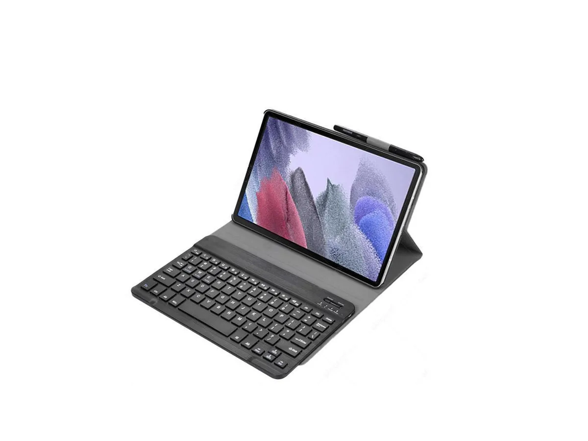 Slim PU leather folio with detachable Bluetooth keyboard and adjustable stand for 8 inch Lenovo Tab M8