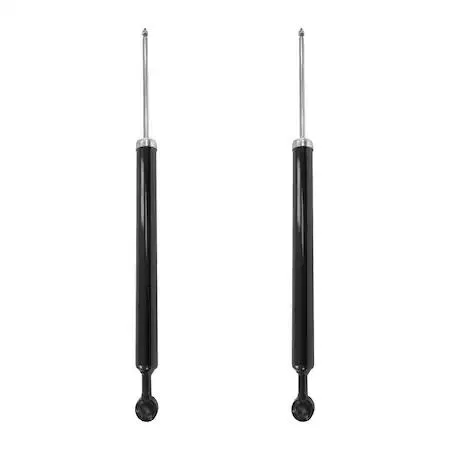 Pair of silver rear shock absorbers in boxed kit