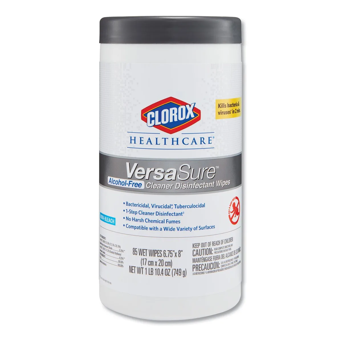 Clorox Clorox CLO31757 Indoor Maintenance Disinfecting Wipes 85 Count 30 Second EPA Registered — product photo