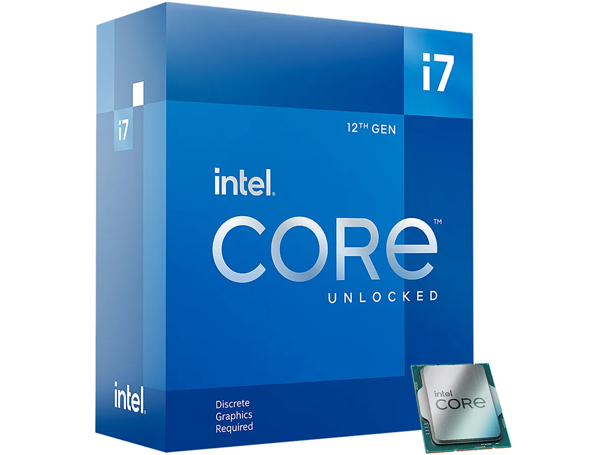 Intel Intel Core i7-12700KF BX8071512700KF 12-core 20-thread desktop processor — product photo