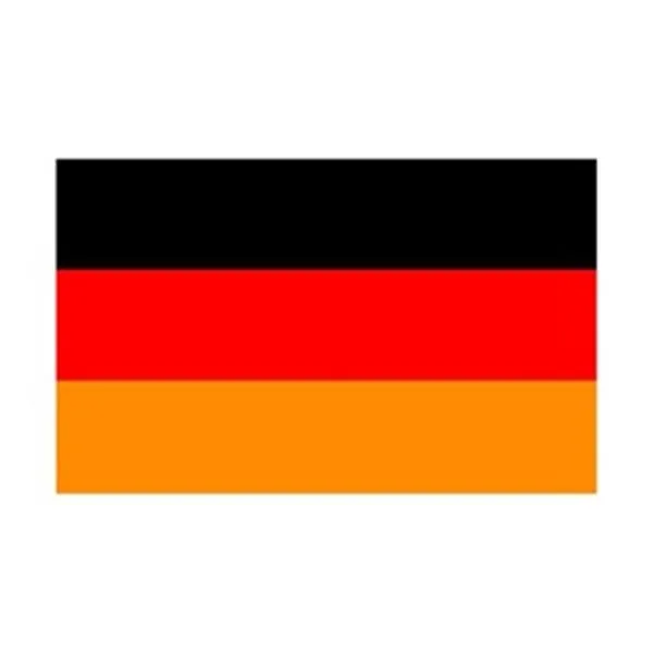 Germany flag 3 by 5 feet 200 denier nylon with header and grommets