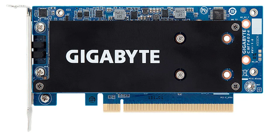 GIGABYTE GIGABYTE CMT4034 RAID controller PCIe 3.0 x16 4×M.2 2280/22110 — product photo