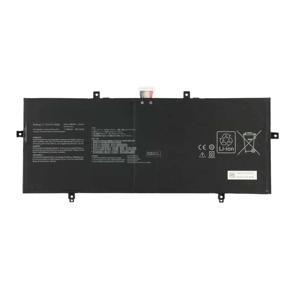 KingSener KingSener C22N2107 75WH laptop battery for Asus ZenBook 14 OLED UX3402 series — product photo