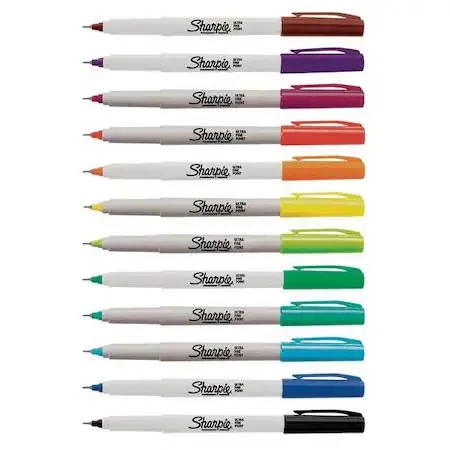 Sharpie Sharpie 37175PP Permanent Marker Set Ultra Fine Tip 12 PK — product photo