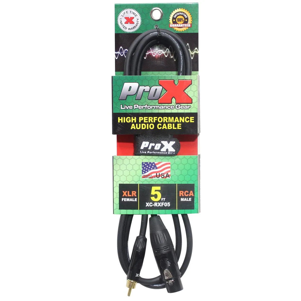ProX ProX XC-RXF05 5' RCA-M to XLR3-F rca cable — product photo