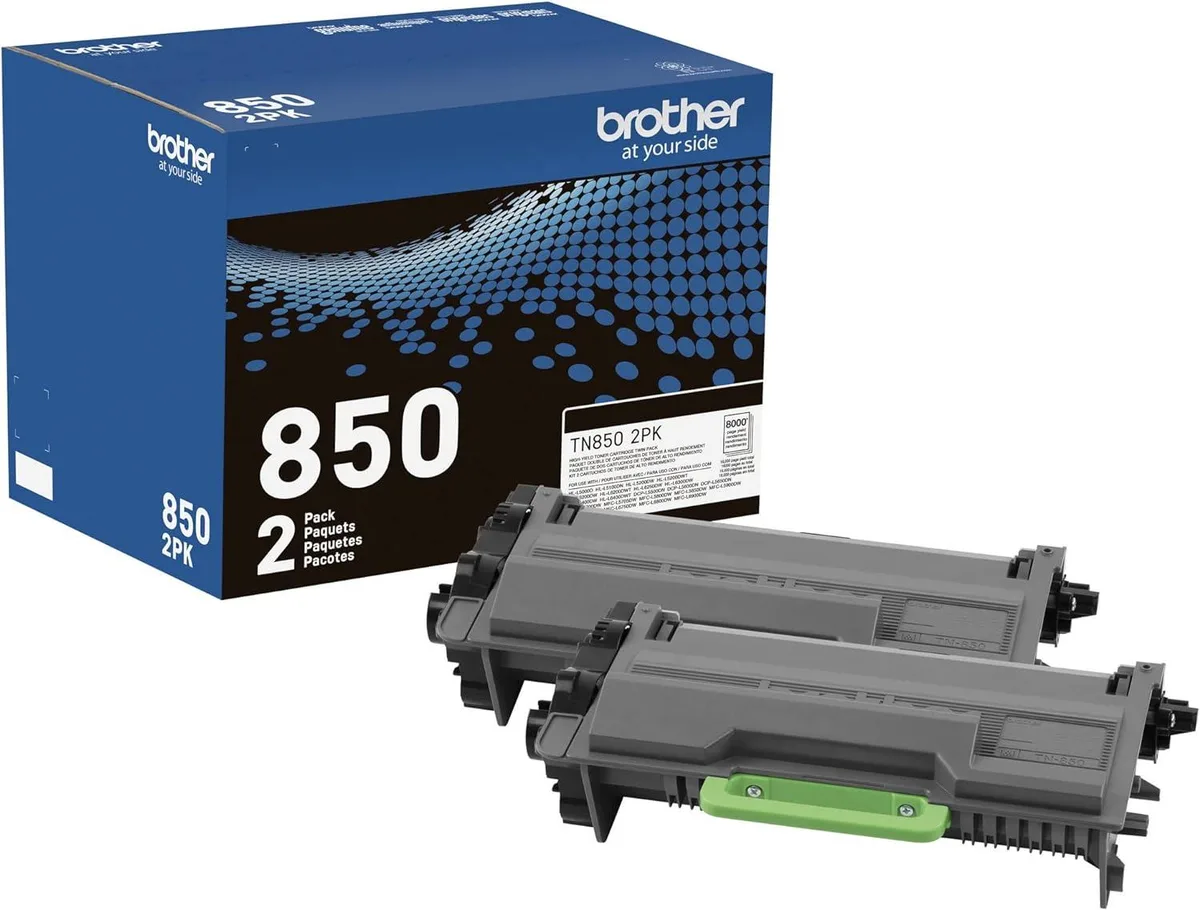 Brother Brother TN8502PK twin pack toner cartridges (genuine brands) — product photo
