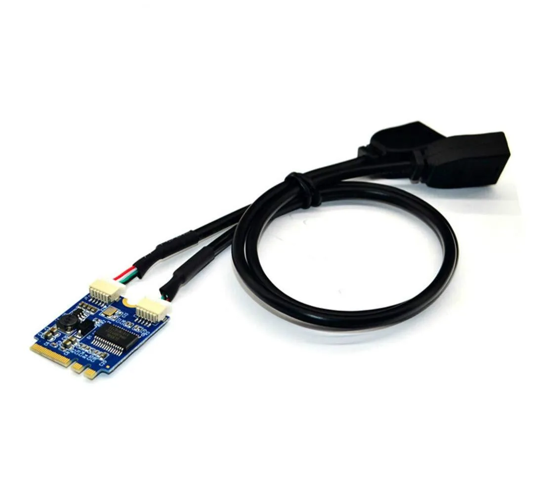 Vszerda Vszerda M.2 Key A-E to Dual USB 2.0 Cable 30cm — product photo