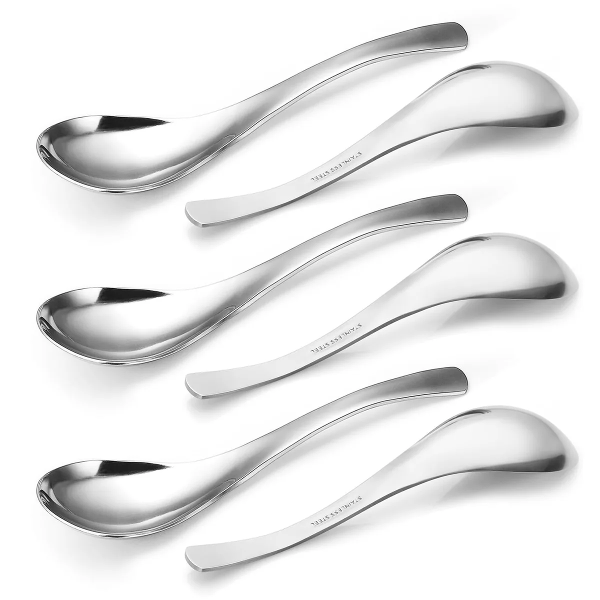 No Sew No Sew Hiware-02L cutlery, 16-piece soup spoon set, 6.5 in — product photo