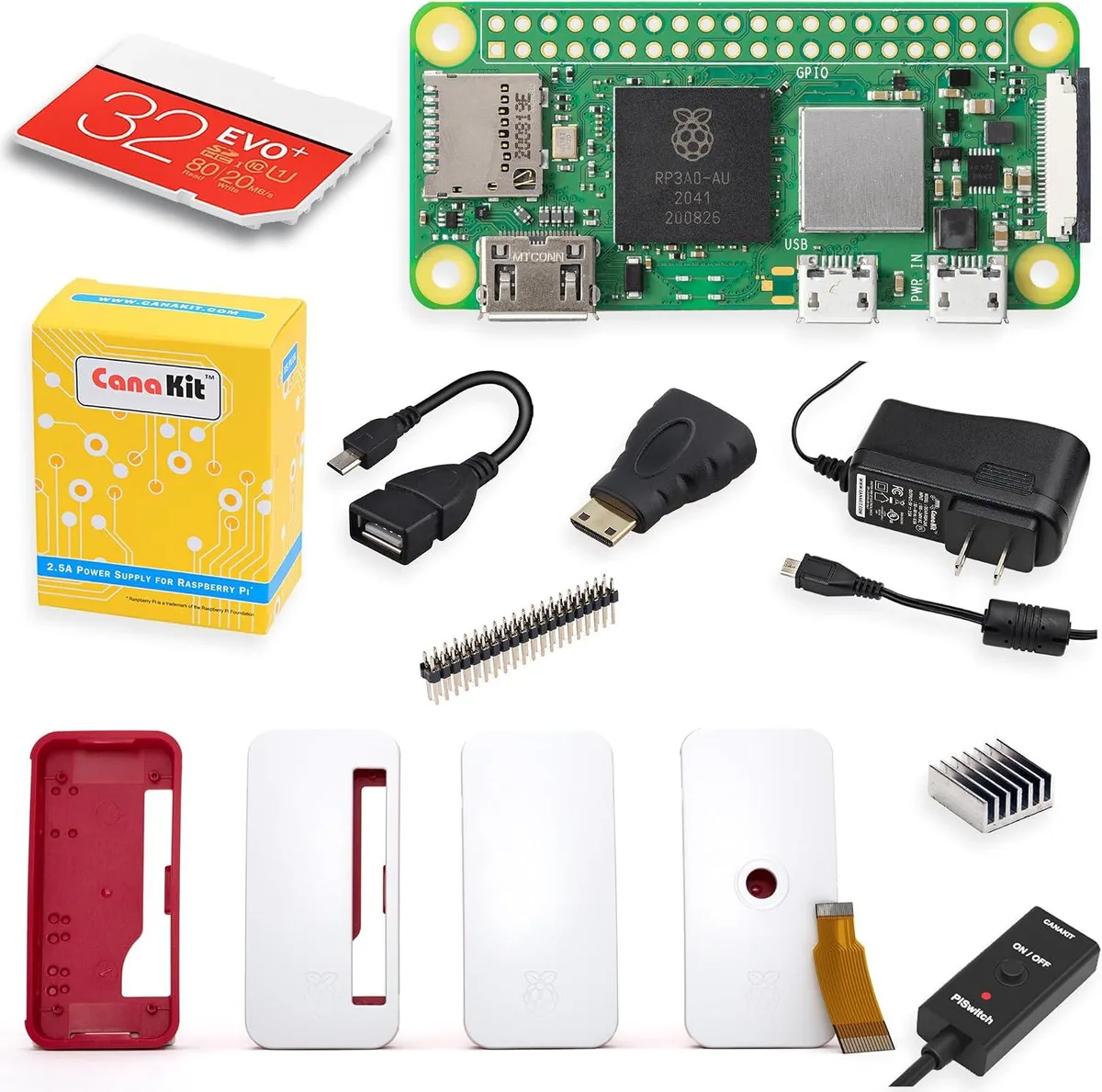 MCDODO MCDODO Raspberry Pi Zero 2 W Starter Kit with Official Case — product photo