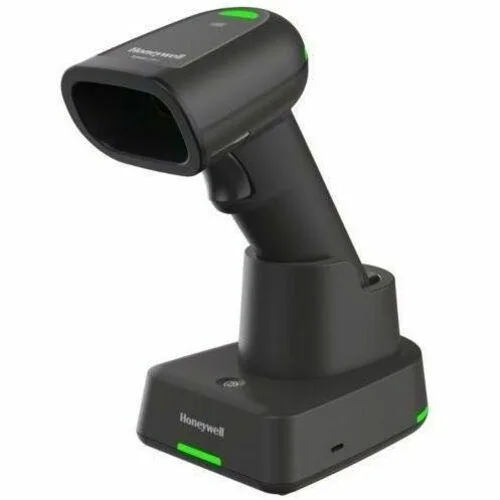 Honeywell Xenon Ultra 1962G cordless Bluetooth barcode scanner, black handheld form with USB Type A 2.7M cable and charging base