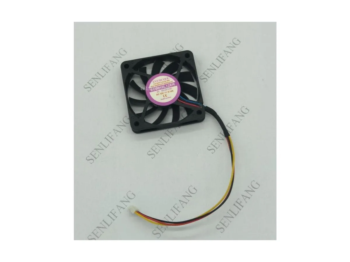 Fans Fans EC6010L12ER 12V 0.14A 60x60x10mm 3-wire case fan — product photo