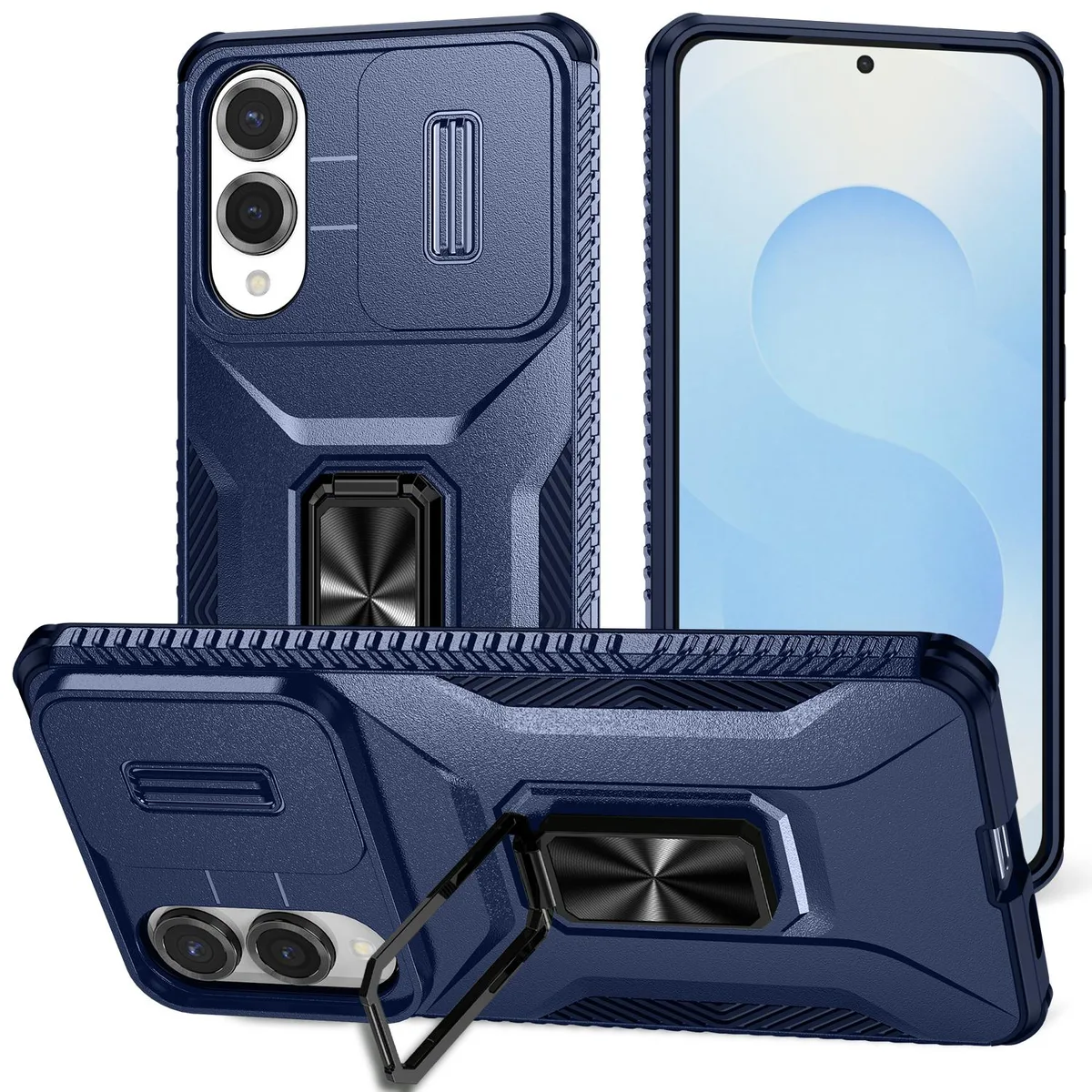 TYJKeJi TYJKeJi Case with Stand Holder for Samsung Galaxy S25 Edge Blue — product photo