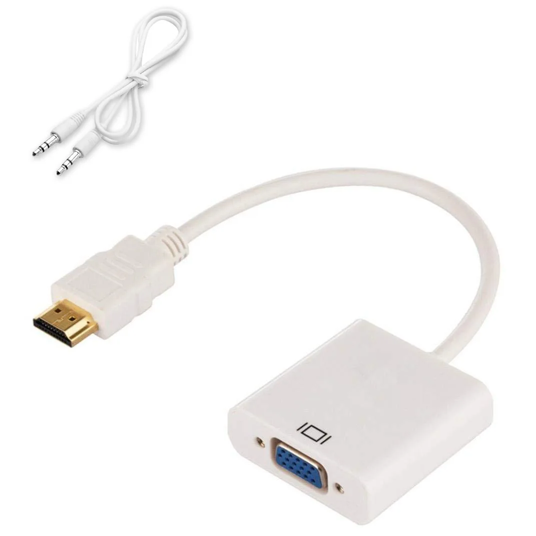 LUOM LUOM HDV101 HDMI to VGA adapter 3.5mm audio White — product photo