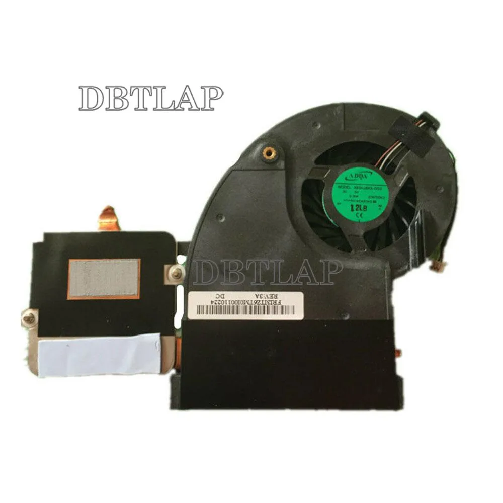 DBTLAP DBTLAP Laptop CPU Cooling Fan Heatsink Toshiba Qosmio X500 X505 ADDA AB9005HX-DD3 — product photo