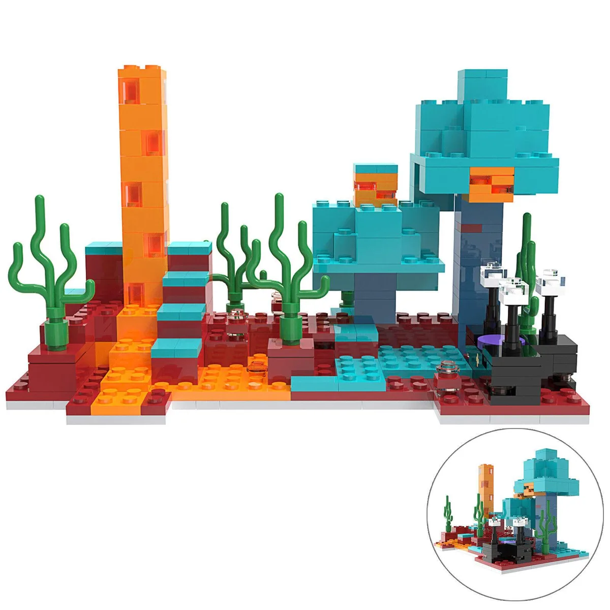 ZITIANYOUBUILD ZITIANYOUBUILD Sandbox Game Scene Twisted Forest Set 257 — product photo
