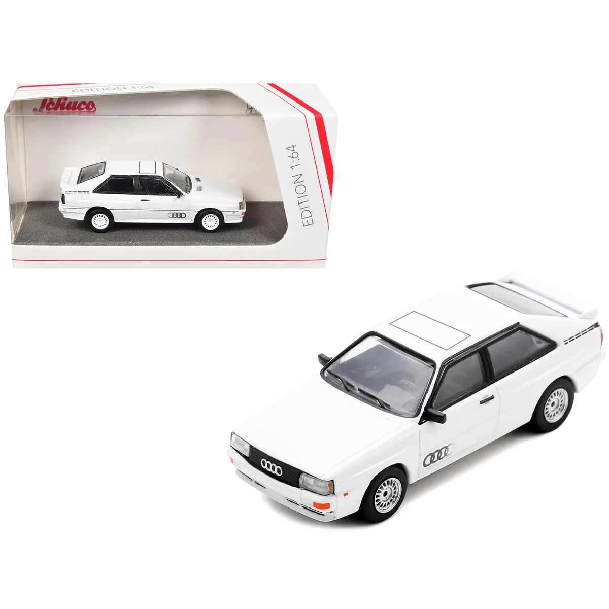Schuco Schuco Audi Quattro White 1/64 Diecast Car — product photo