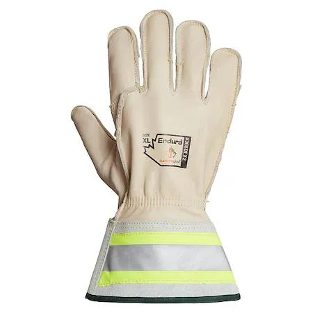 Endura Endura 365DLX2-XL Leather Gloves Horsehide Gauntlet White XL personal protective equipment — product photo