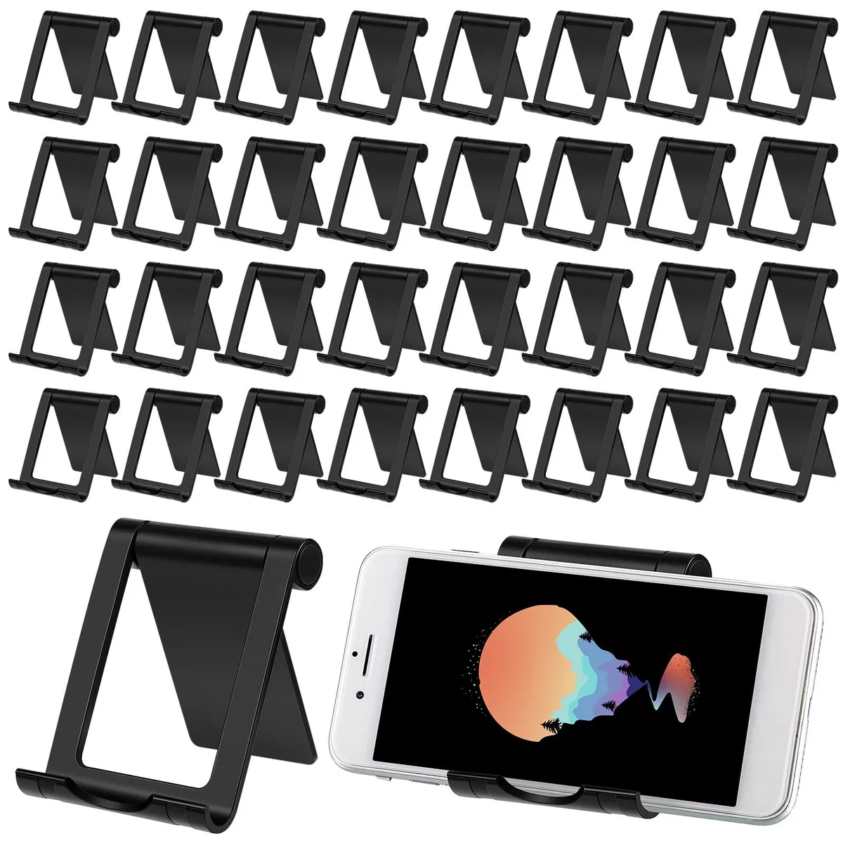 No Sew No Sew FM2021 Foldable Phone Mount 40 Pack Black — product photo