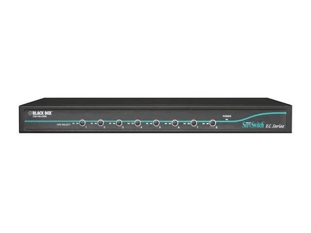 Black Box Corporation Black Box KV9208A ServSwitch EC KVM Switch 8-Port 1U Rack-Mountable — product photo