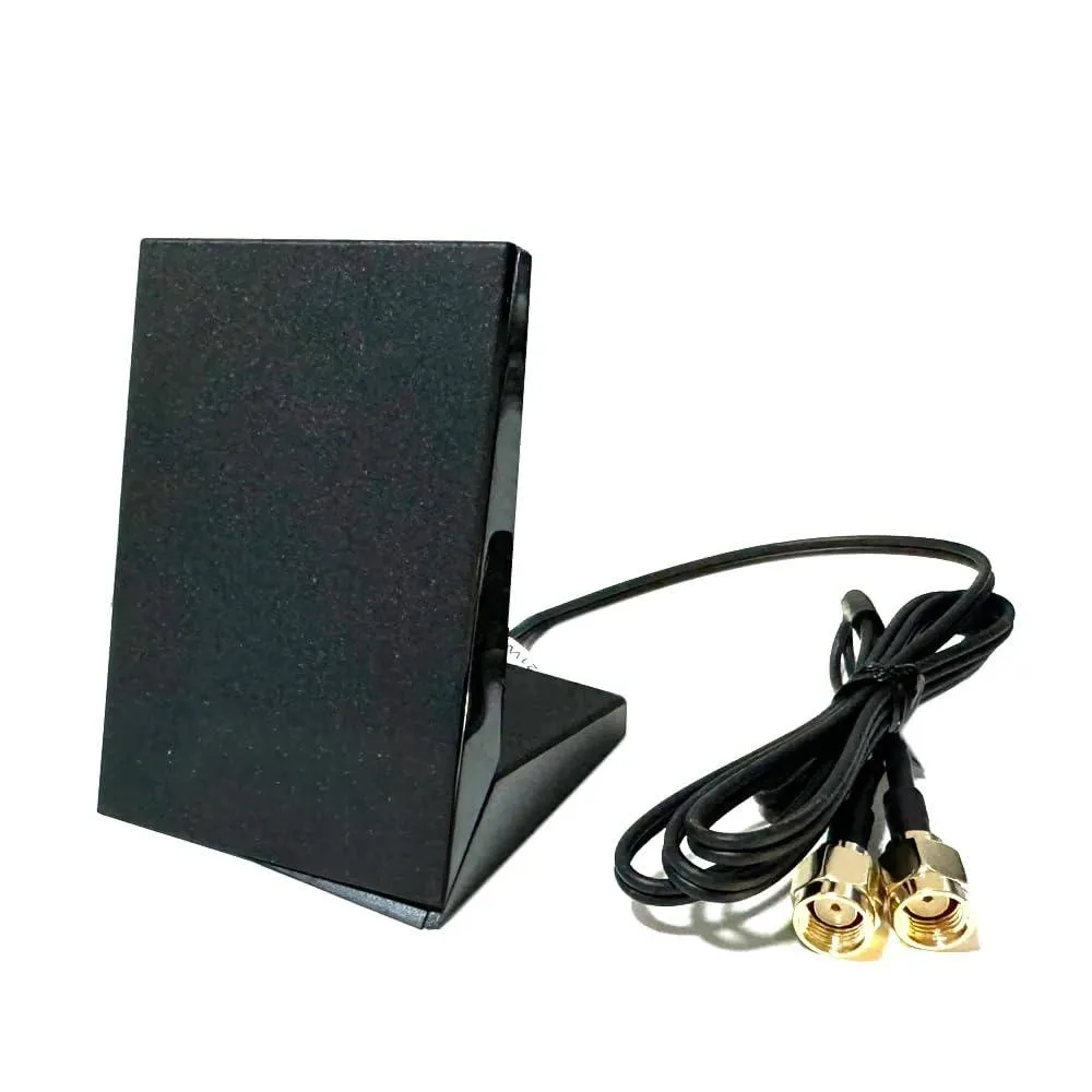  XLQJVPO 2T2R Dual Band Wi-Fi Antenna 2.4 5 6 GHz RP SMA 80cm Black — product photo