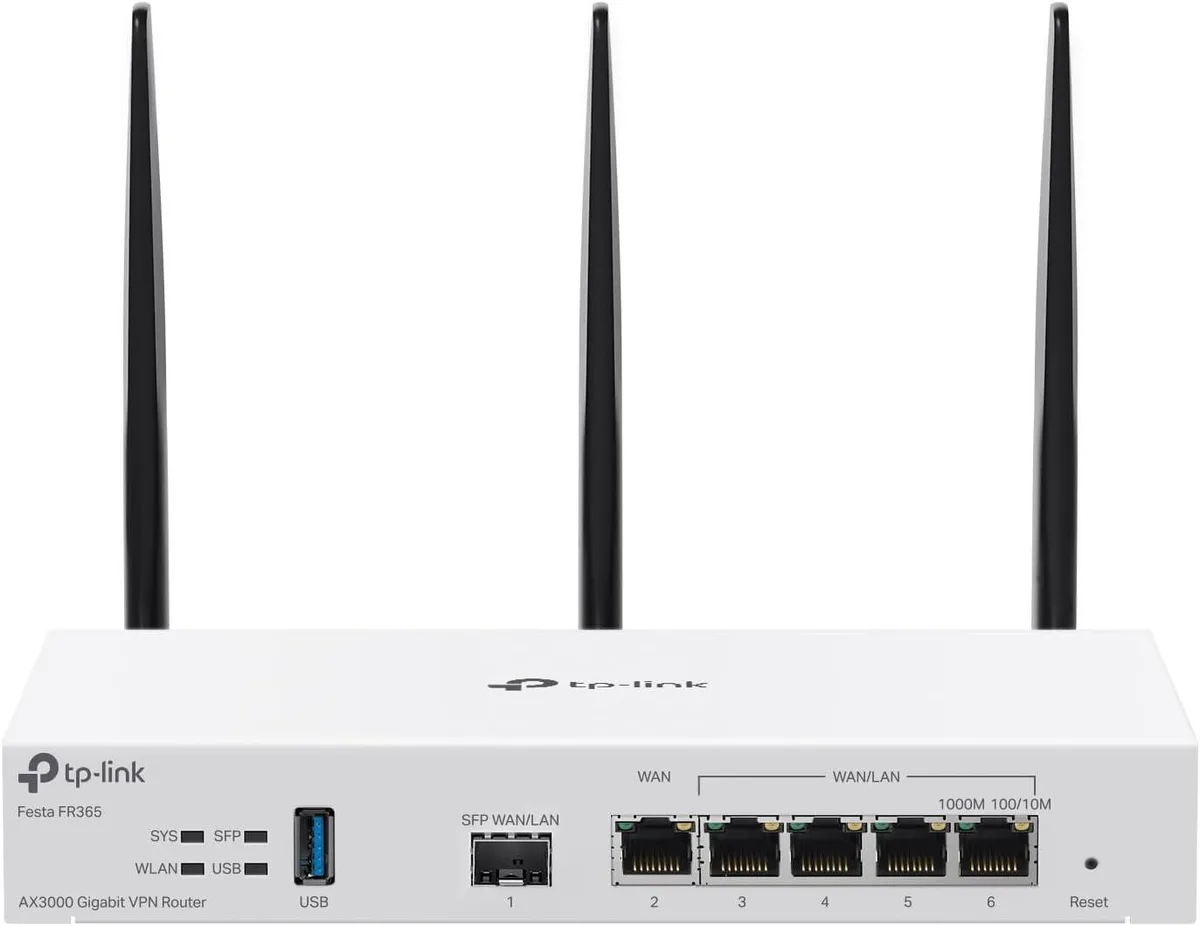 TP-Link TP-Link Festa FR365 AX3000 WiFi 6 VPN Router — product photo