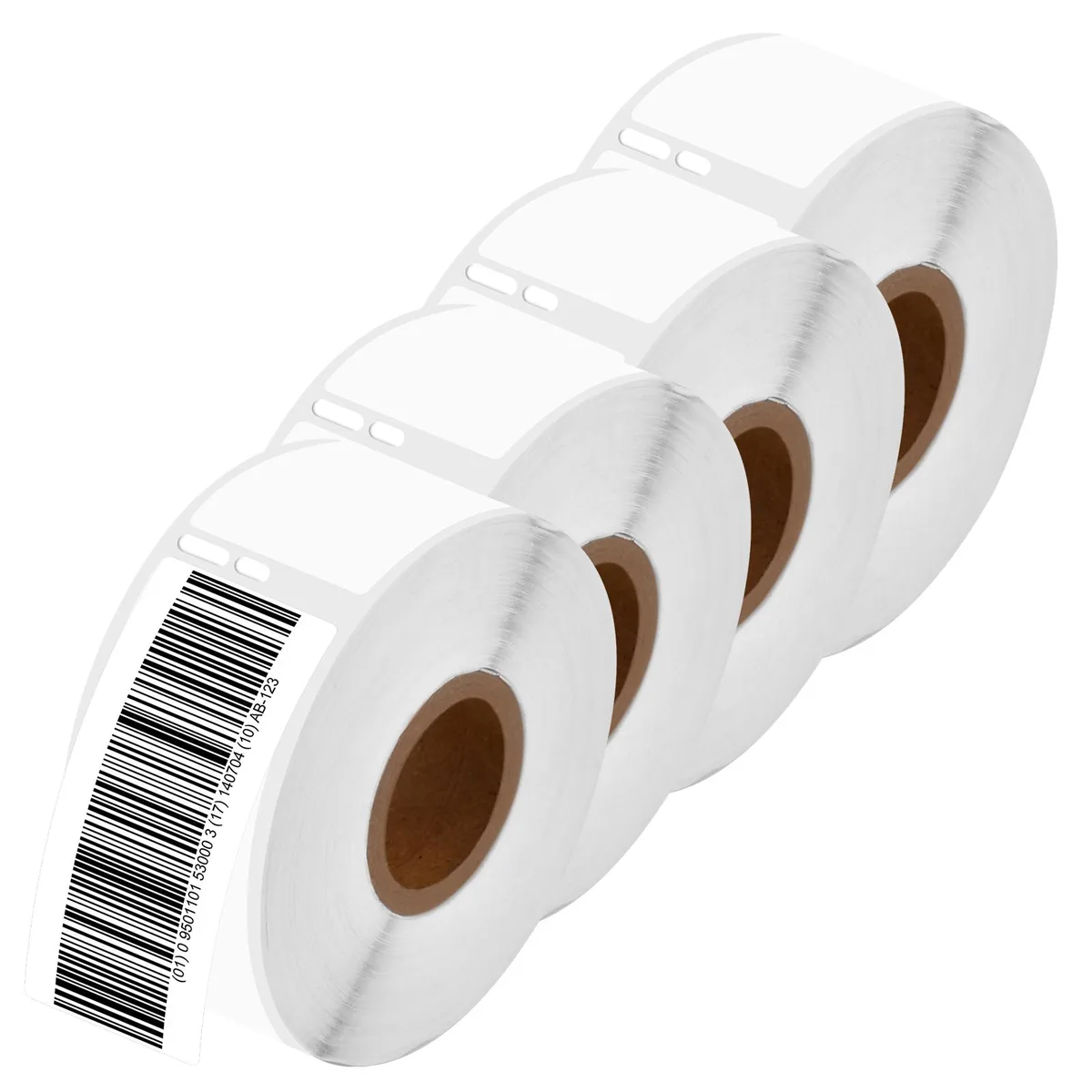 GREENCYCLE GREENCYCLE DM-30320 Label 4 Rolls 260 Labels/Roll 28mm x 89mm White — product photo