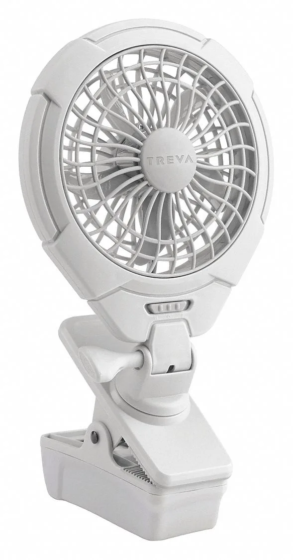 TREVA/O2COOL FC05807 Clip Fan 2 Speeds Gray — product photo