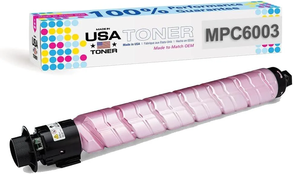 MADE IN USA TONER MADE IN USA TONER Compatible Magenta Toner Cartridge for Ricoh MP C4503 C5503 C6003 — product photo