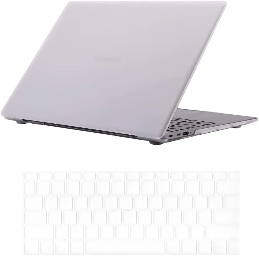 Werleo Werleo Transparent Hard Shell Case & Keyboard Cover for Huawei MateBook 14S 14-inch 2021-2022 — product photo