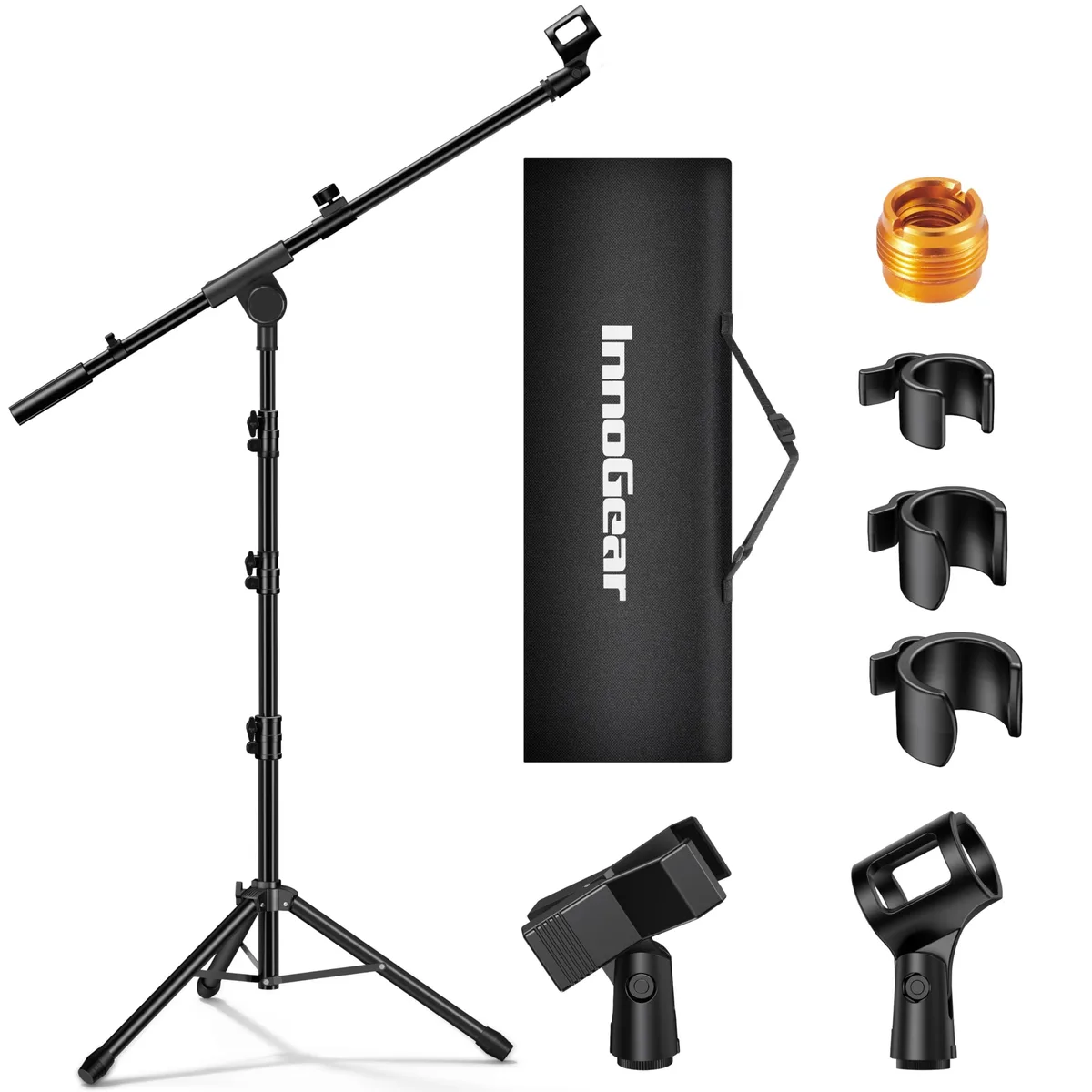  Avid TS186D Microphone Stand 2-Pack Boom Arm Tripod Black 89.8in 4.091kg — product photo