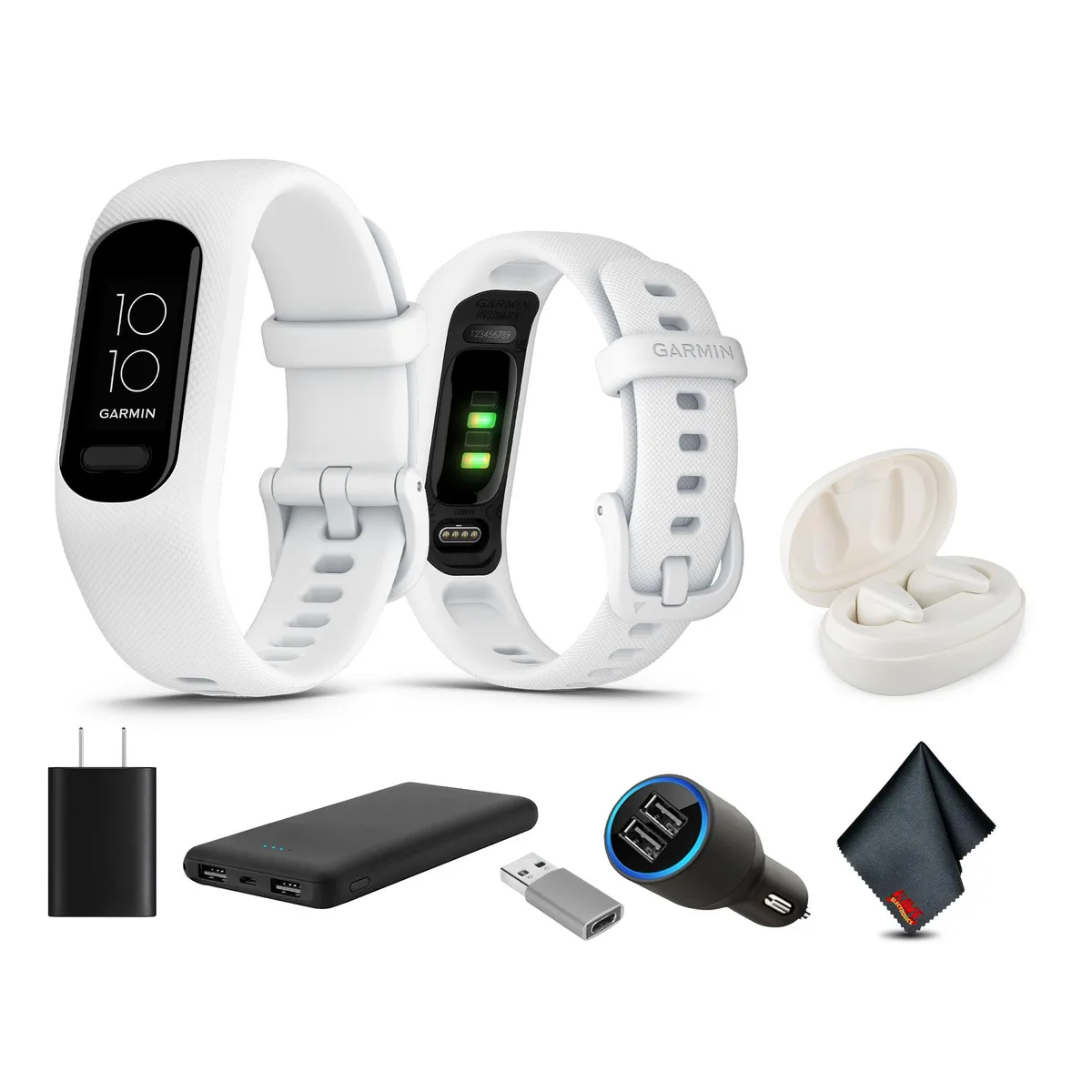 Garmin Garmin vívosmart 5 Fitness Tracker White Bundle wearable technology — product photo