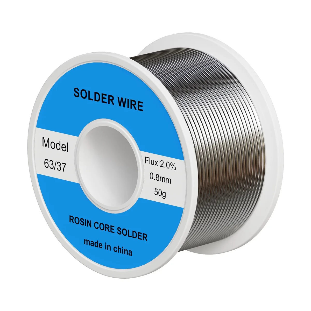  Gotorido 63/37 Tin Lead Rosin Core Solder Wire 0.8mm 50g — product photo