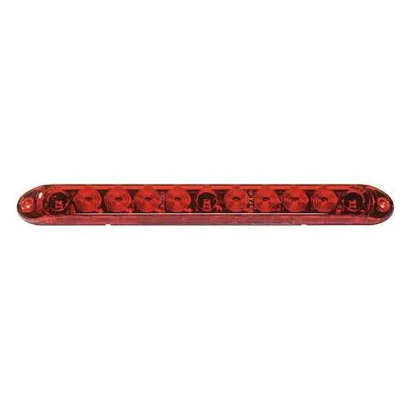 Red LED clearance bar 15 inches long with polycarbonate lens
