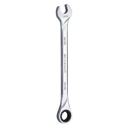 Extra long combination wrench, 15/16 inch head, 14 inch alloy steel handle