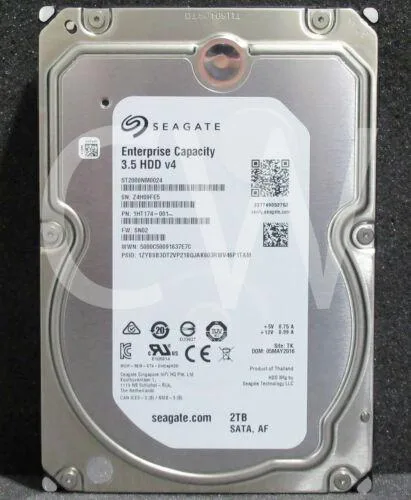 Seagate Seagate ST2000NM0024 2TB 7200 RPM 3.5" SATA HDD accessory — product photo