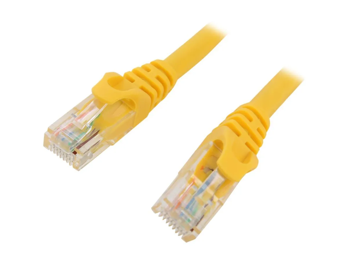 sakose sakose C6EB-3Y 3 ft Cat 6 Yellow network ethernet cable 2 pcs — product photo