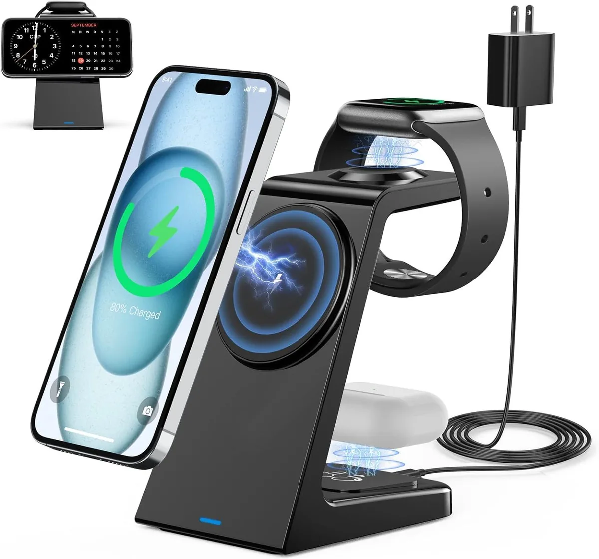 Luisport Luisport 3-in-1 Magnetic Wireless Charger 20W — product photo