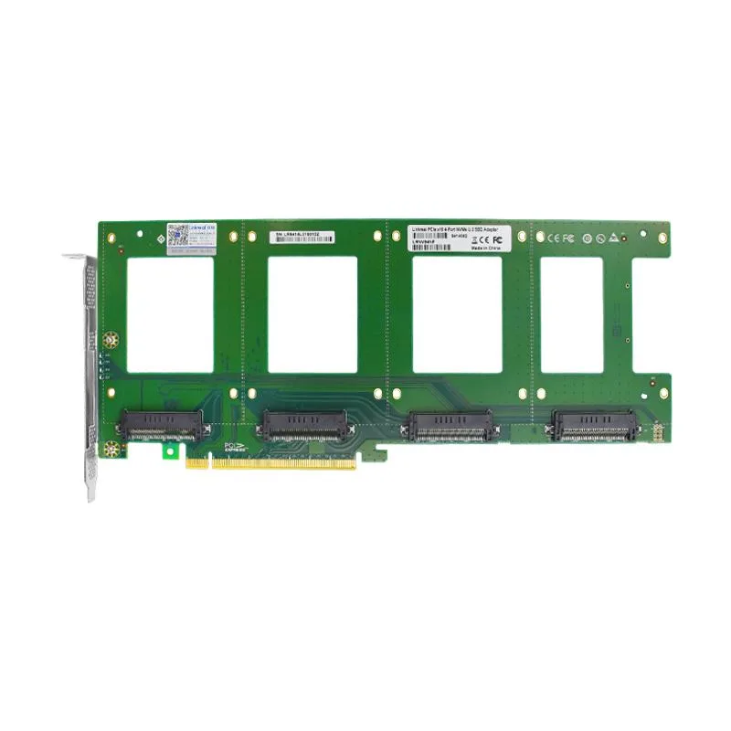 eshinreal eshinreal PCIe to 4× U.2 NVMe SSD Adapter (SFF-8639) — product photo