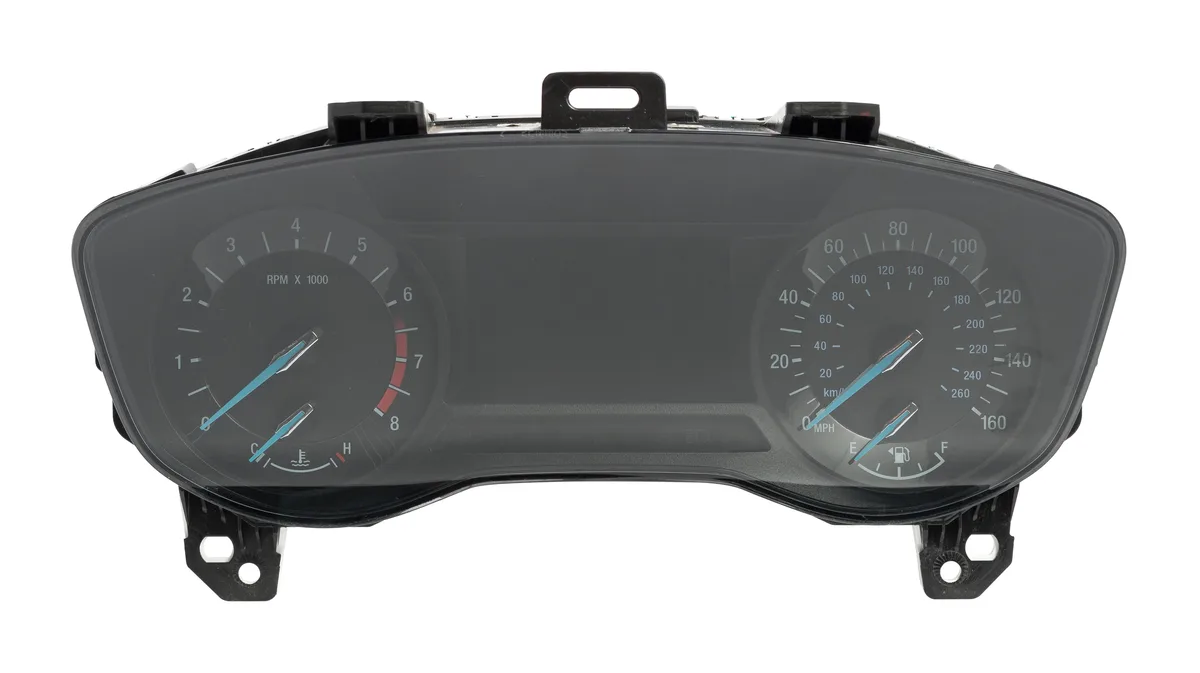1 Factory Radio 1 Factory Radio Speedometer Instrument Cluster ES7T-10849-EB — product photo