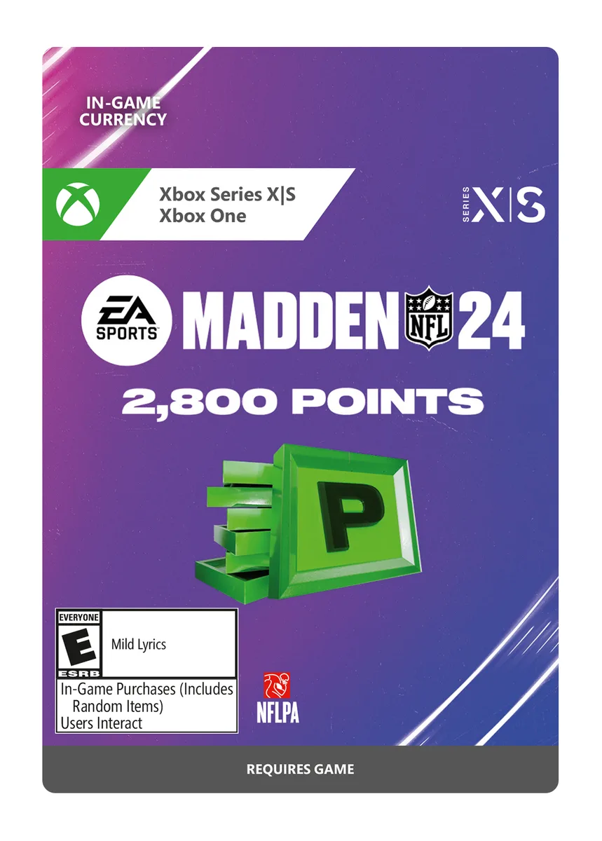 Electronic Arts Electronic Arts 7F6-00531 Madden NFL 24 2800 Points downloadable game — product photo