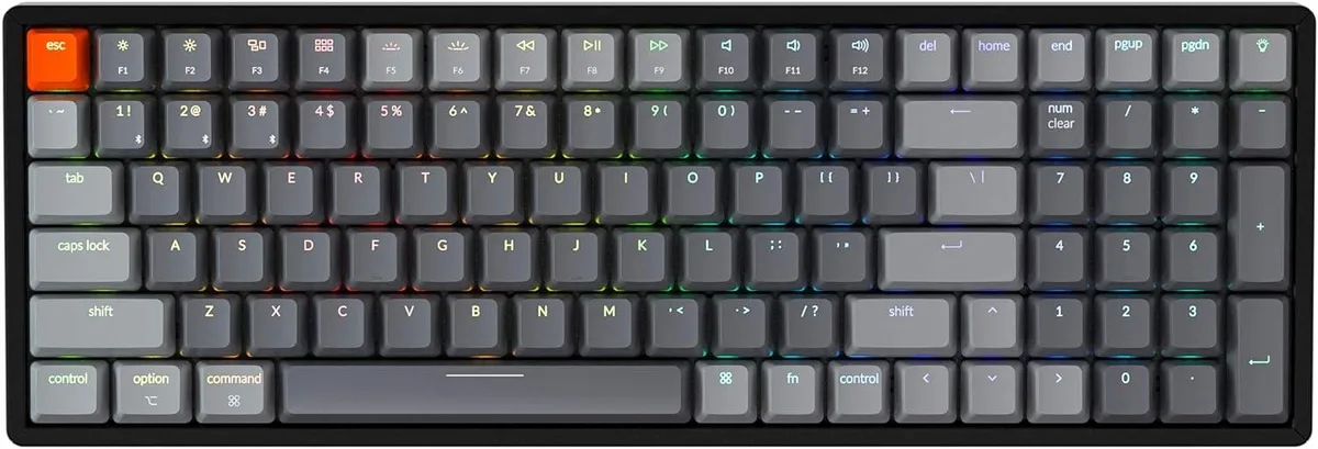 usbroway usbroway K4 Hot Swappable 96% Layout Brown Switch Aluminum Frame Gaming Keyboard — product photo