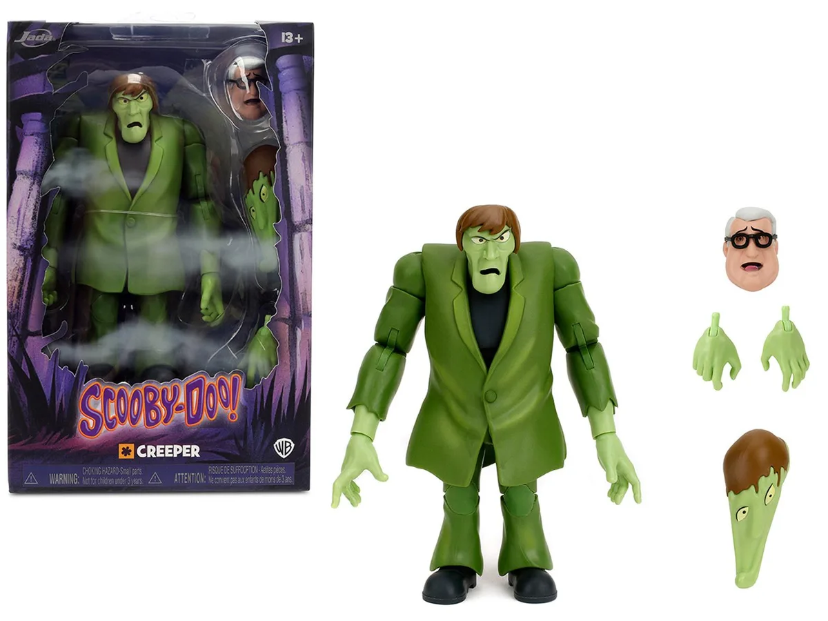 Jada Jada Creeper 6" Moveable Figure "Scooby-Doo!" with Accessories and Alternate Head and Hands — product photo