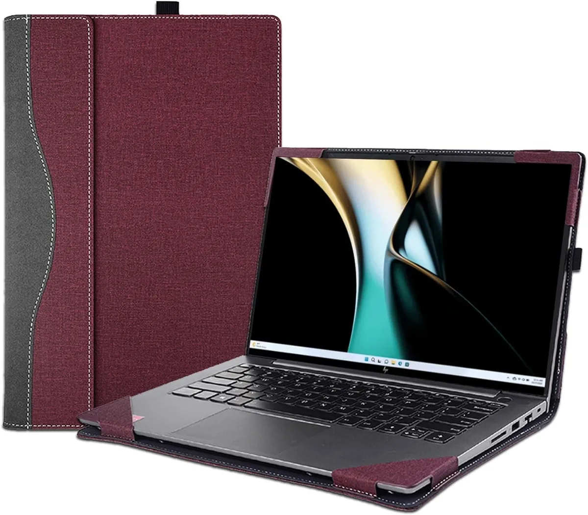 BONAEVER BONAEVER 16 inch HP Spectre x360 2-in-1 16-aa 16t-aa Coffee laptop case — product photo