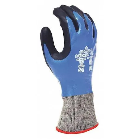 Showa Best Glove Showa Best Glove Cut Resistant Gloves Black Blue 13 Gauge S-TEX377XXL-10 Personal Protective Equipment — product photo