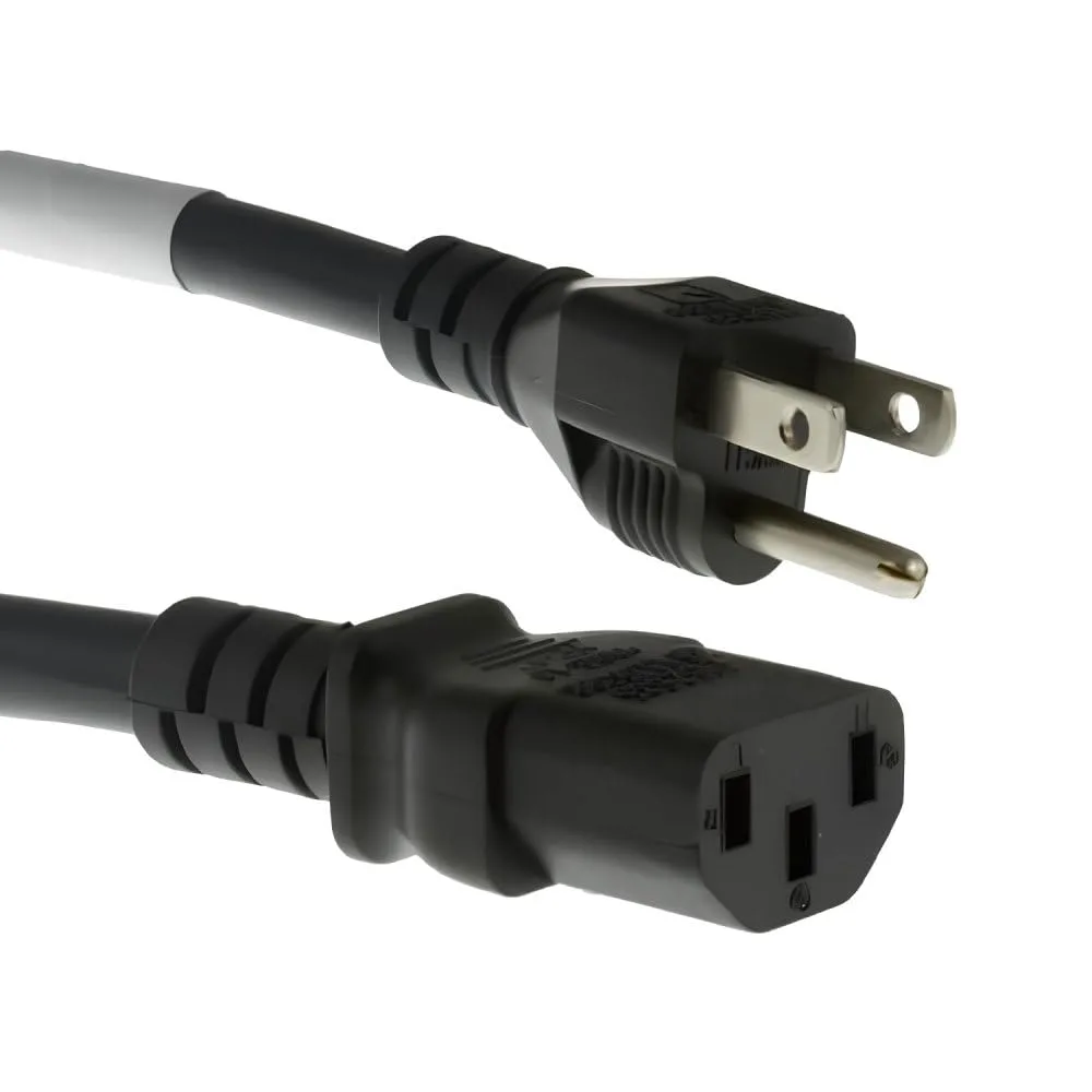  CablesAndKits C13HeavyDutyAC36 AC Power Cord 3ft 14 AWG NEMA 5-15P to C13 — product photo